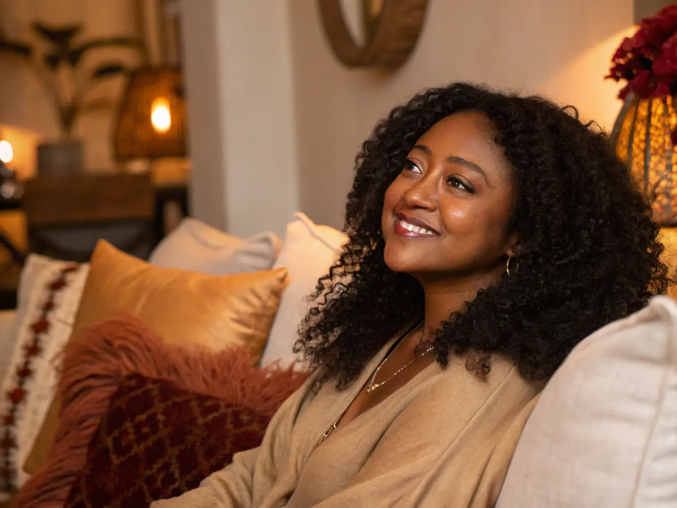 A heartwarming image of a child smiling confidently while looking at their reflection in a mirror, symbolizing the self-love and positive self-image fostered through mirror work at Mission All One.